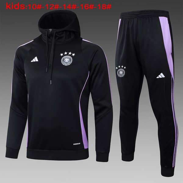 Kinder Hoodies Deutschland 2024-2025 Schwarz 3